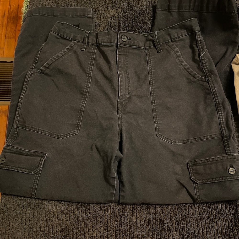 Women's Black Cargo Pants